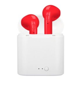 red earbuds