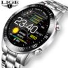 LIGE 2020 smart watch touch screen waterproof