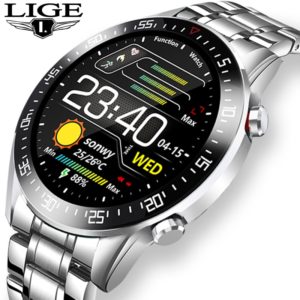 LIGE Touchscreen Mens Smart Watch IP68 Waterproof