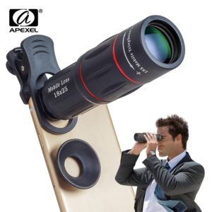 Optical Universal 18X Telephoto Phone Camera Lens With Tripod