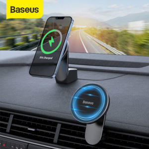 Magnetic Car Phone Holder Wireless Charger for iPhone